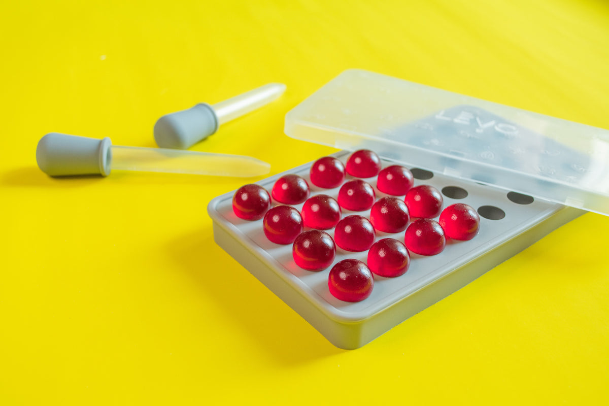 LEVO Gummies in Round Gummy Mold