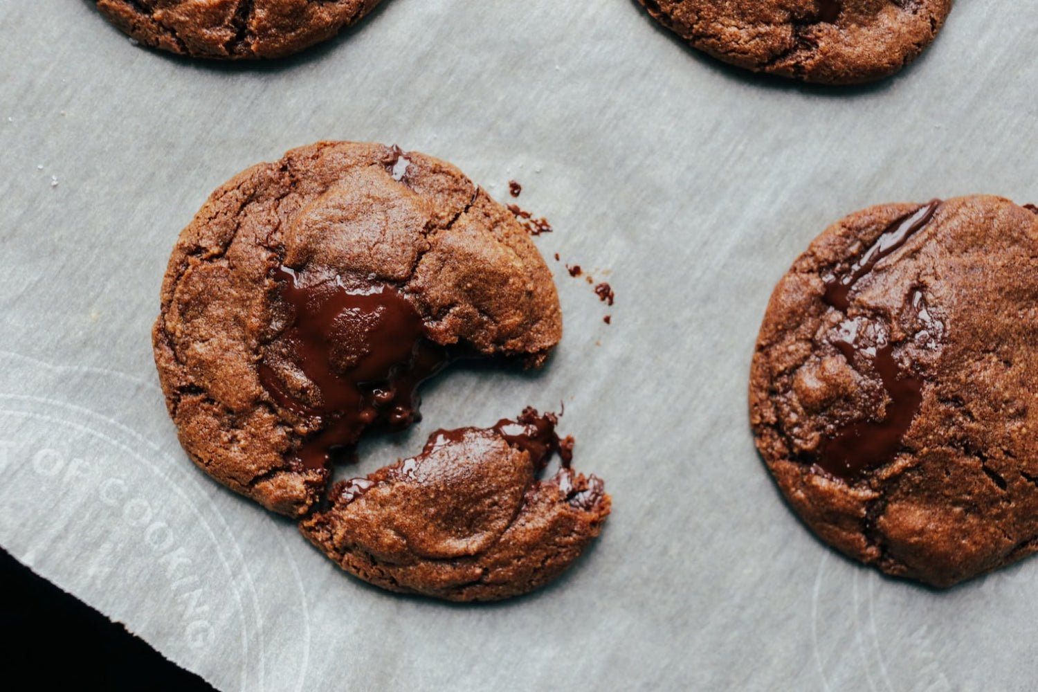 Image of LĒVO's chocolate chip cookie edibles with lemon zest.