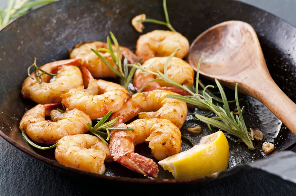 Infused Butter Garlic Langostino Scampi