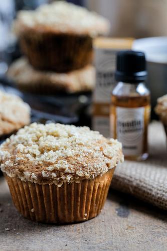 Image of the recipe for apple streusel muffins, made by LEVO.