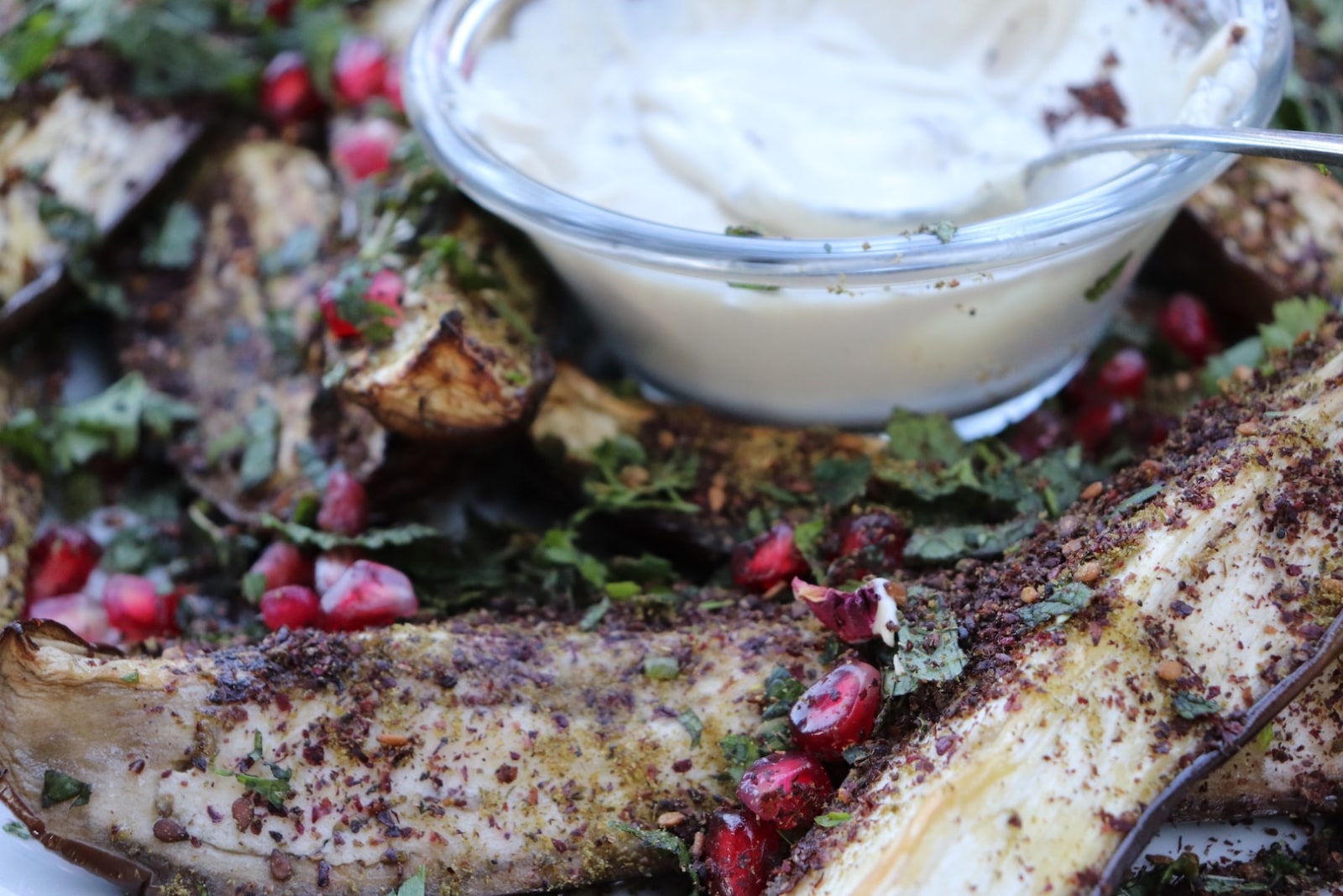 Image of tahini eggplant recipe by LĒVO.