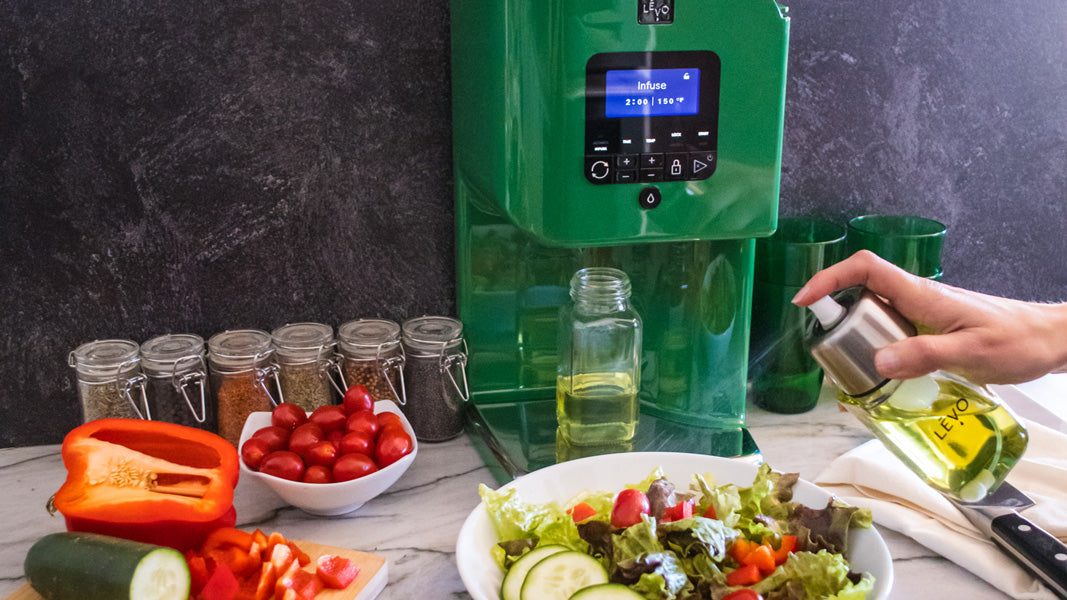 Elevate your infusion experience with the LĒVO fine mist infusion sprayer