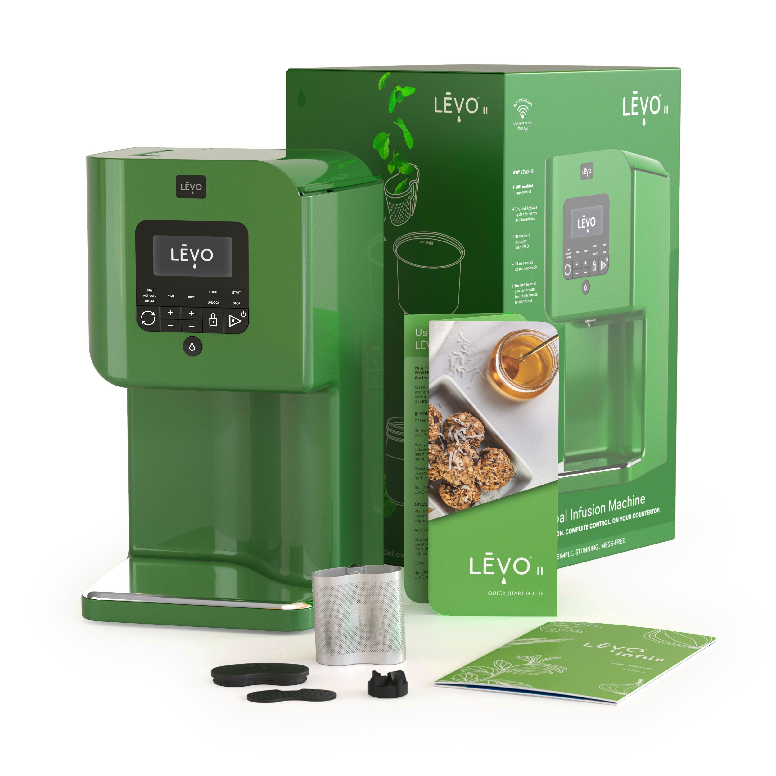 Shop LEVO II for Christmas and the holidays. Make your own infusions, mess-free, at home.