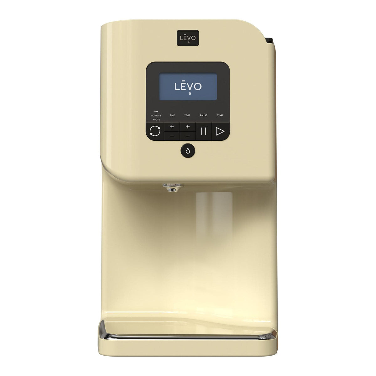 LĒVO II+ in Honey Cream, front view of the control panel #Color_Honey Cream