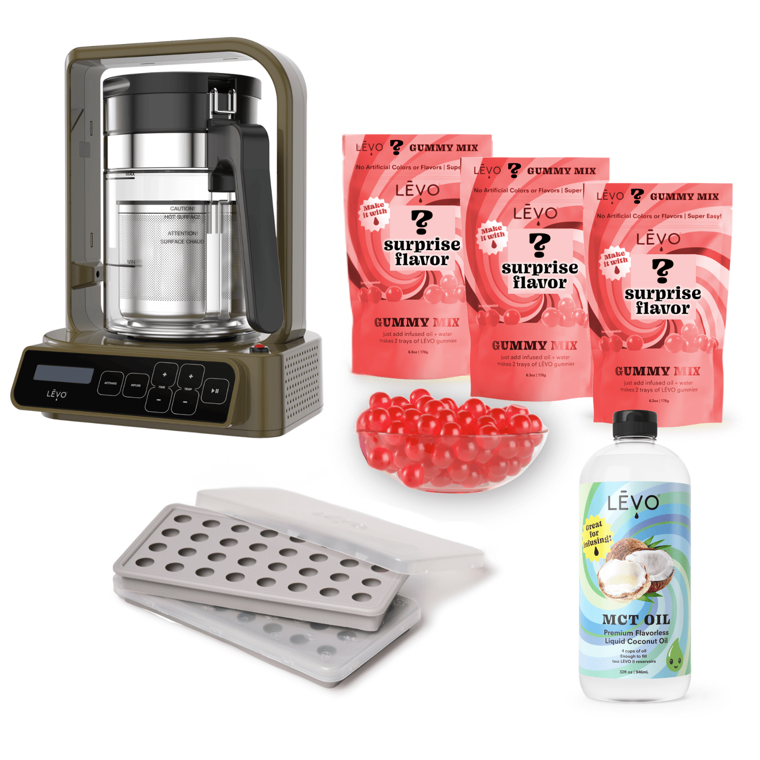 Gummy Edibles Making Kit with LĒVO C