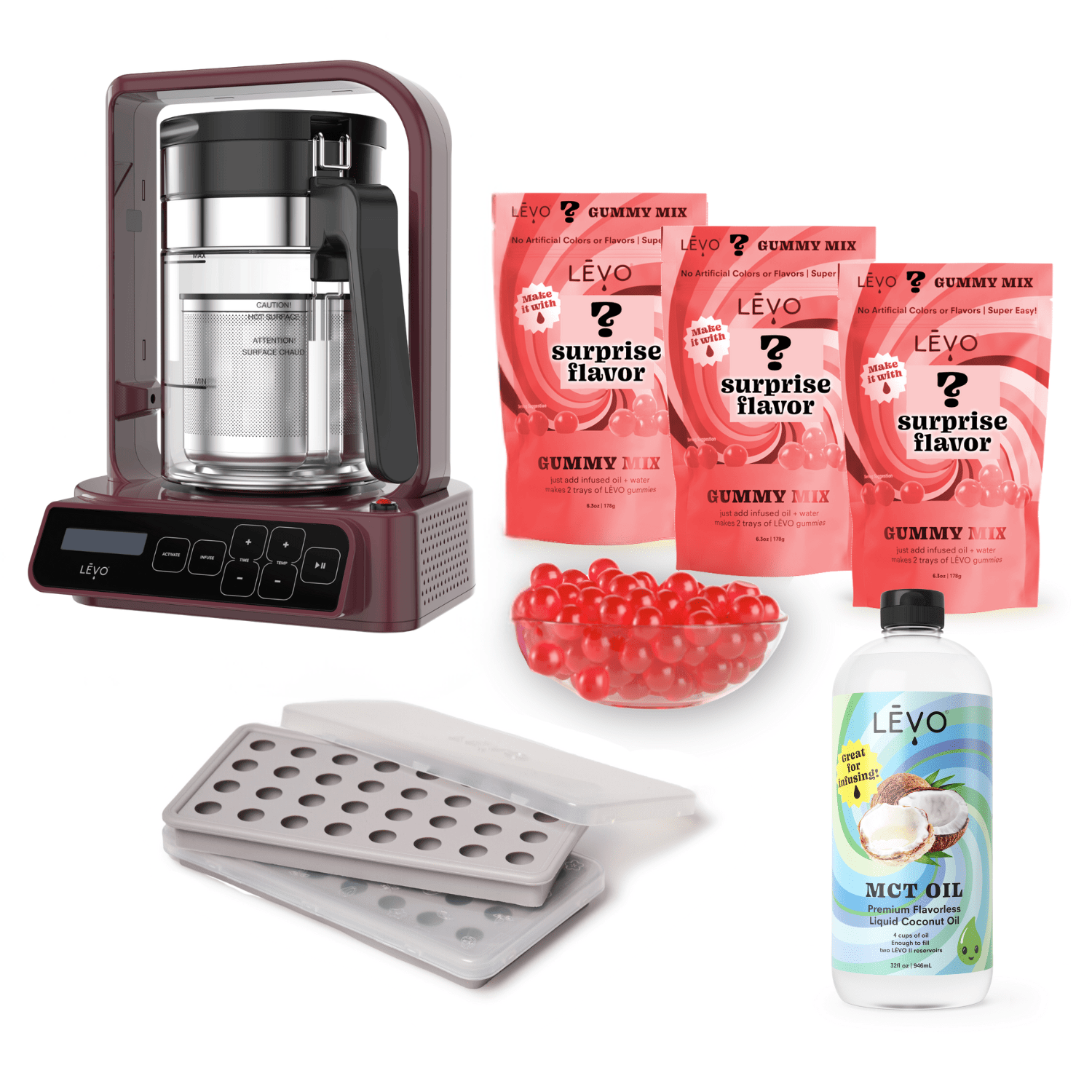 Gummy Edibles Making Kit with LĒVO C