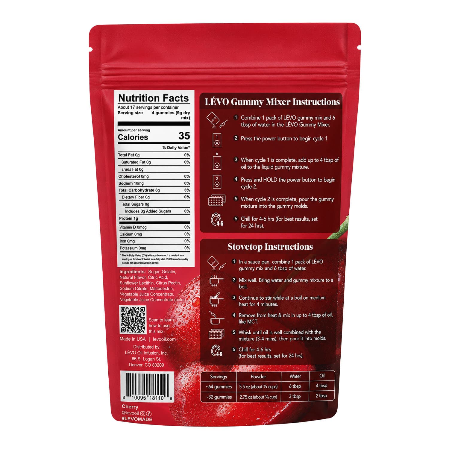 Gummy Mix - Cherry (5.5 oz)