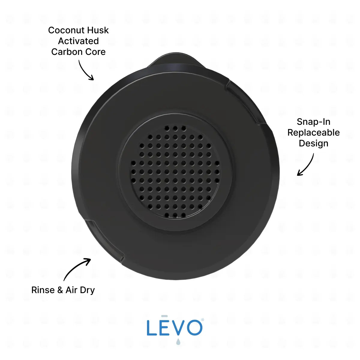 LĒVO II+ Lid Filter Replacement (2 pack)