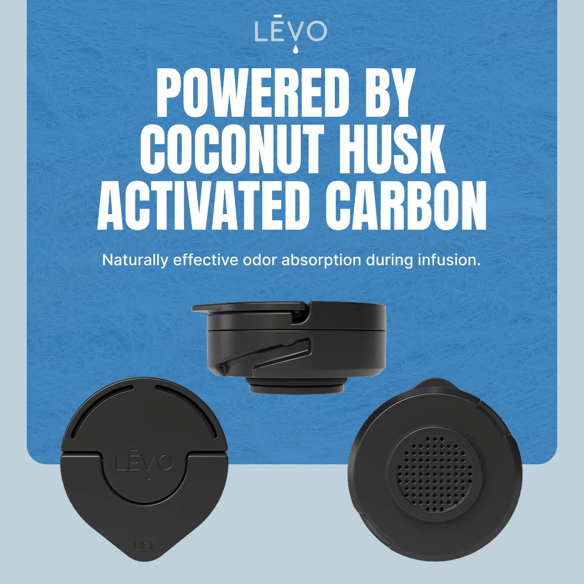 LĒVO II+ Lid Filter Replacement (2 pack)