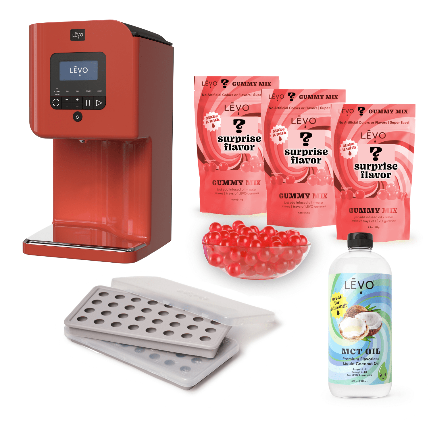 Gummy Edibles Making Kit with LĒVO II+