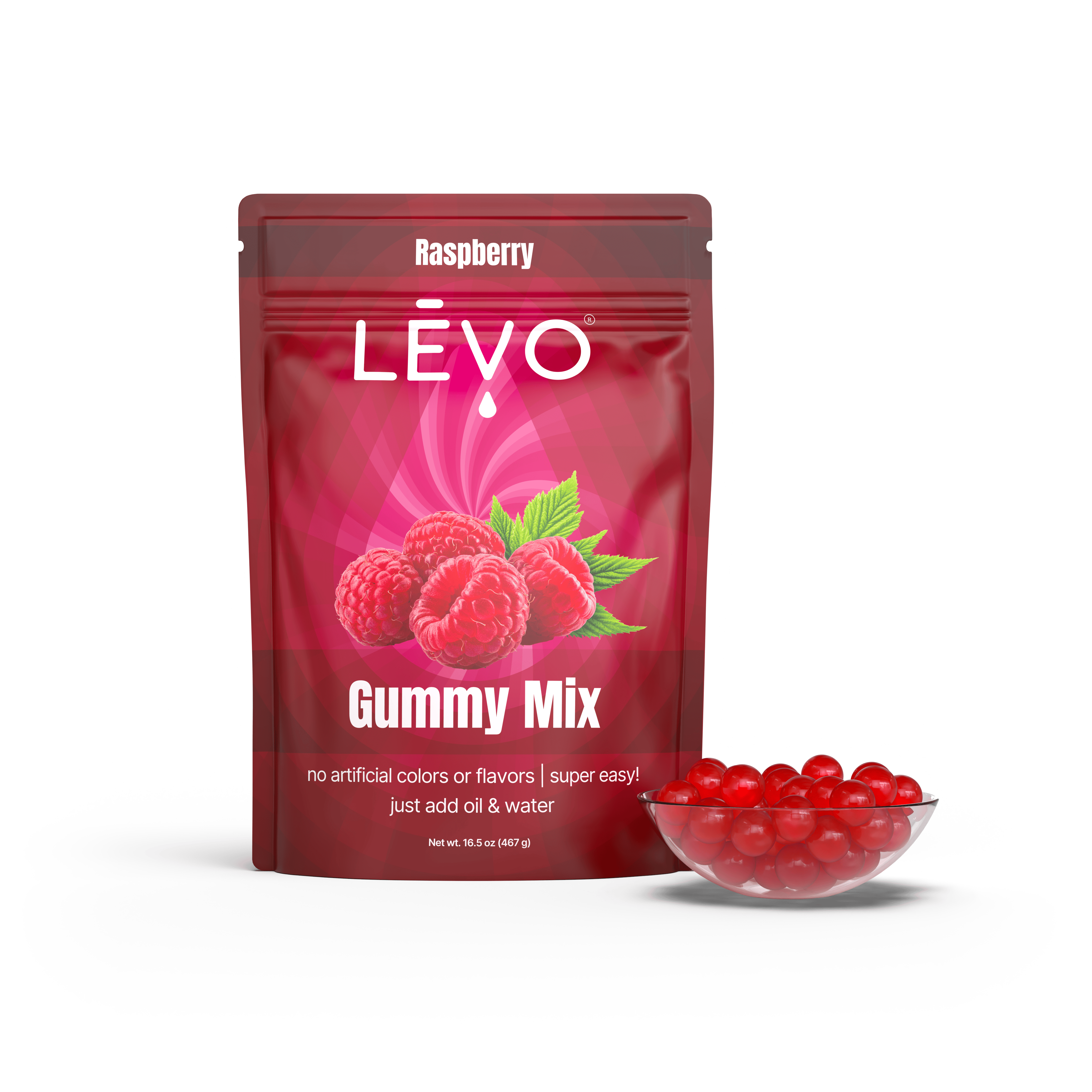 Gummy Mix - Raspberry (Bulk Mix)
