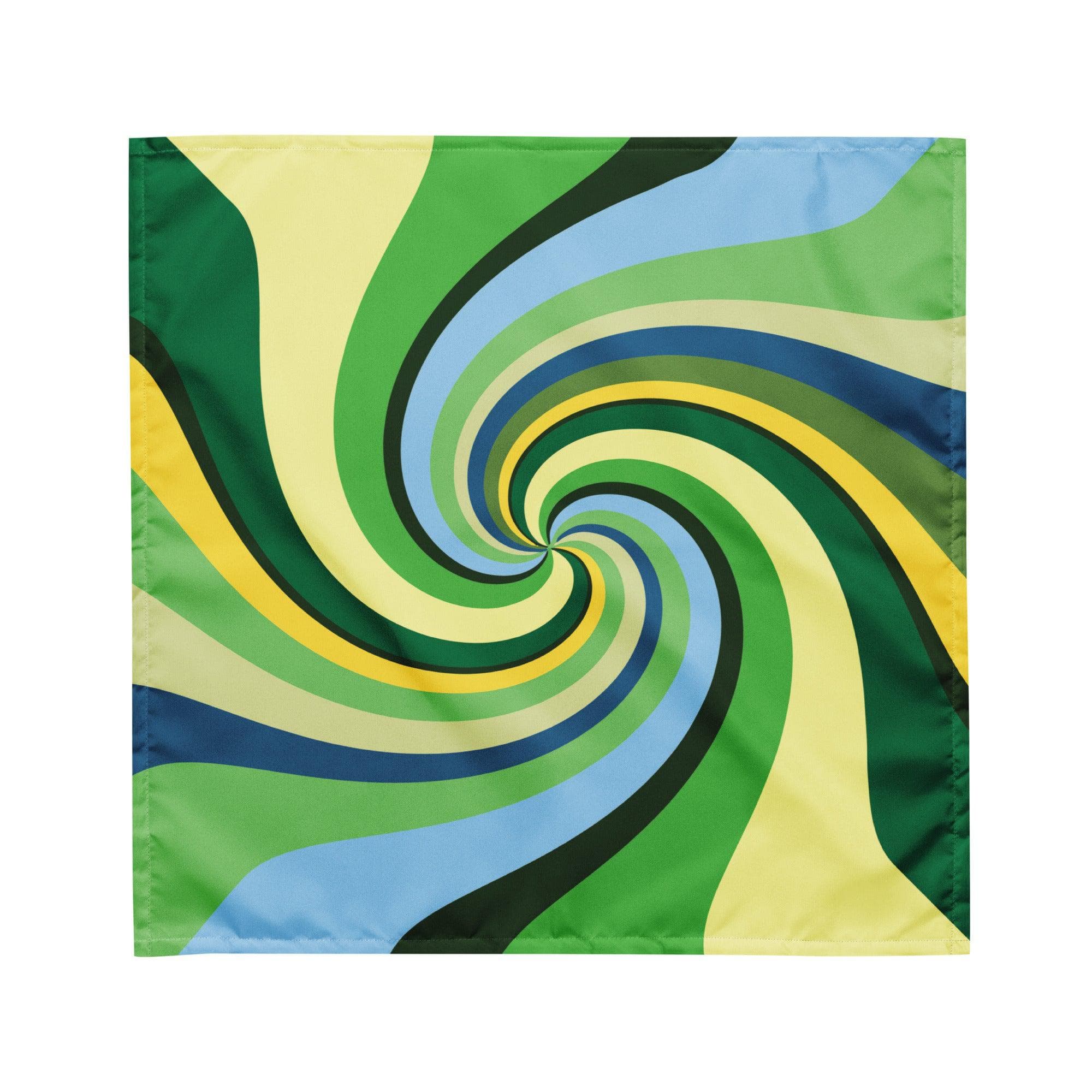LĒVO Swirl Bandana - Green