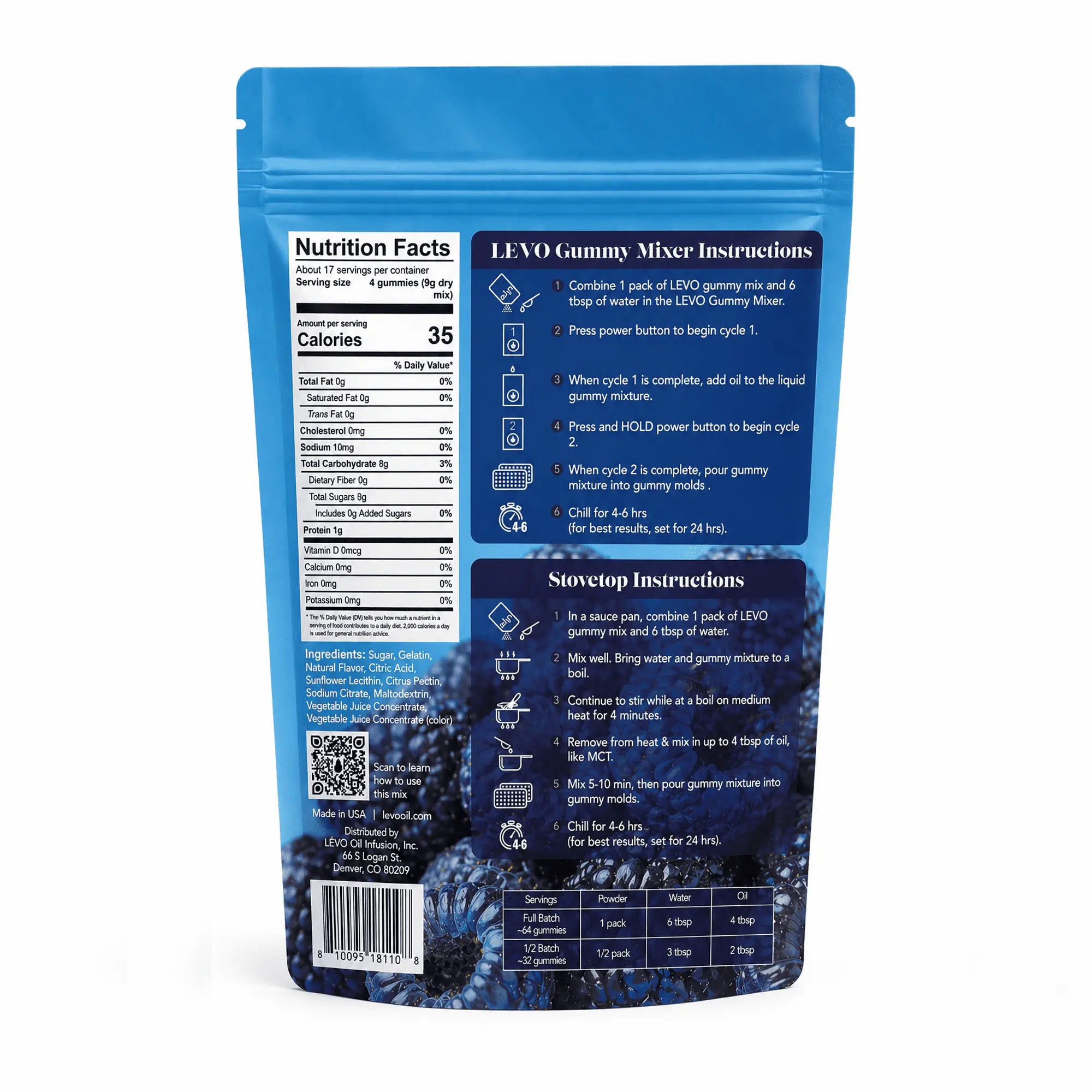 Gummy Mix - Limited Edition Blue Raspberry (5.5 oz)