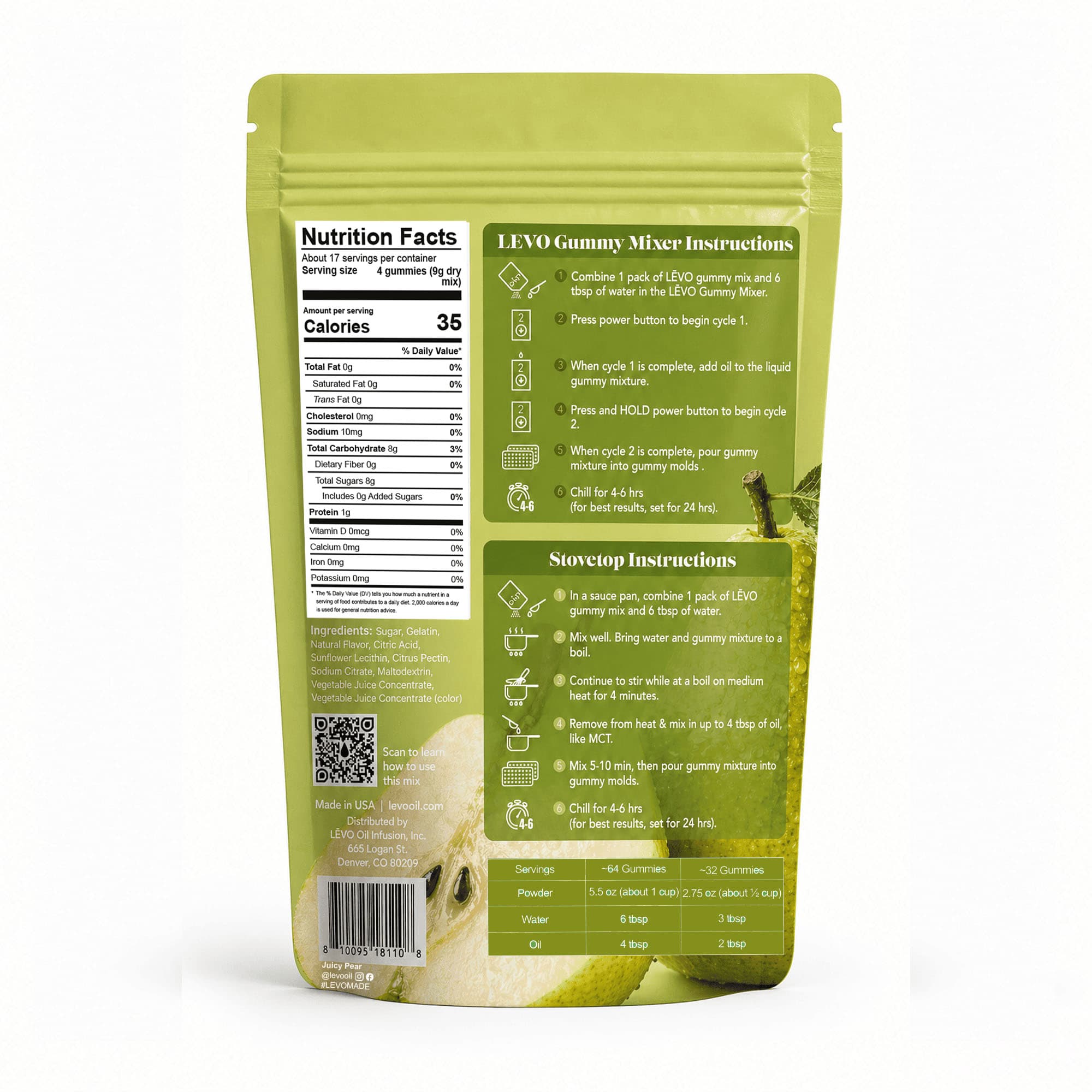 Gummy Mix - Limited Edition Juicy Pear (5.5 oz)
