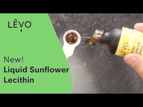 LEVO oil sunflower lecithin is the perfect liquid emulsifier