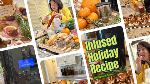 Ricotta, Fig & Citrus Rosemary Infused Honey for Crostini