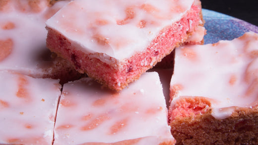 strawberry brownies