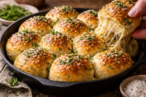 Pull-Apart Garlic Rolls