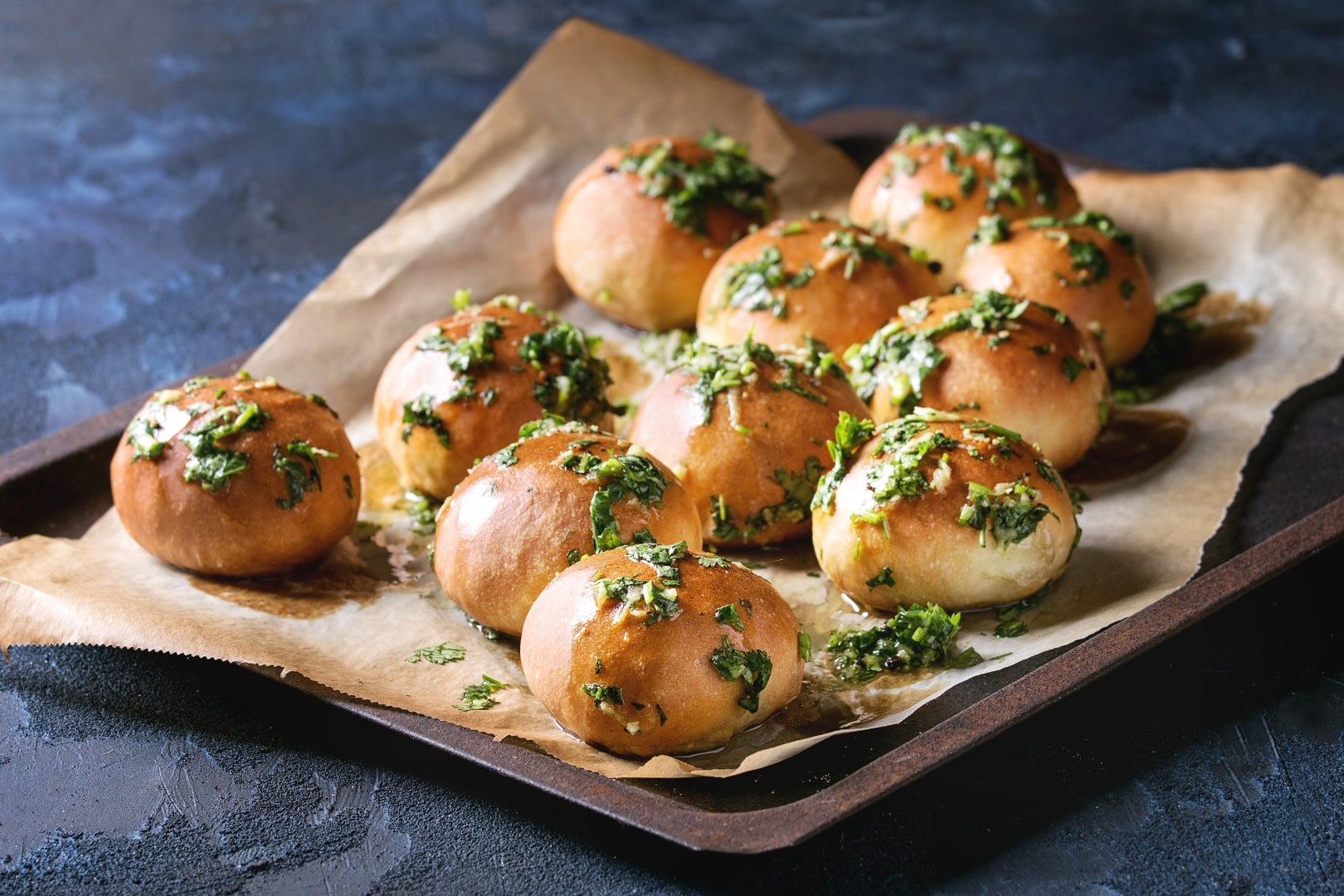 Pull-Apart Garlic Rolls