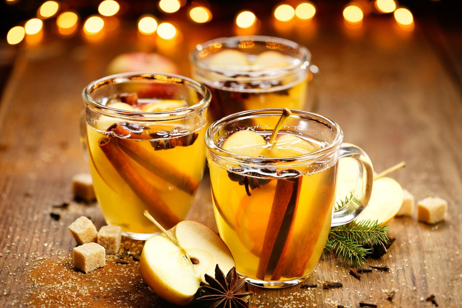Image of spiced hot apple cider by LĒVO.