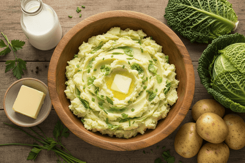 Infused Irish Colcannon Potatoes