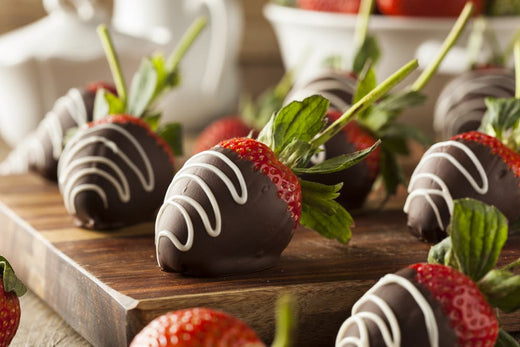 Infused Chocolate Covered Strawberries