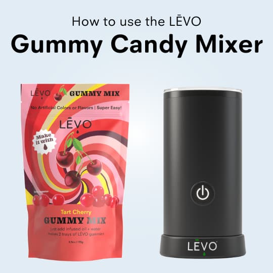 How to use the LĒVO Gummy Candy Mixer for easily infused edibles 