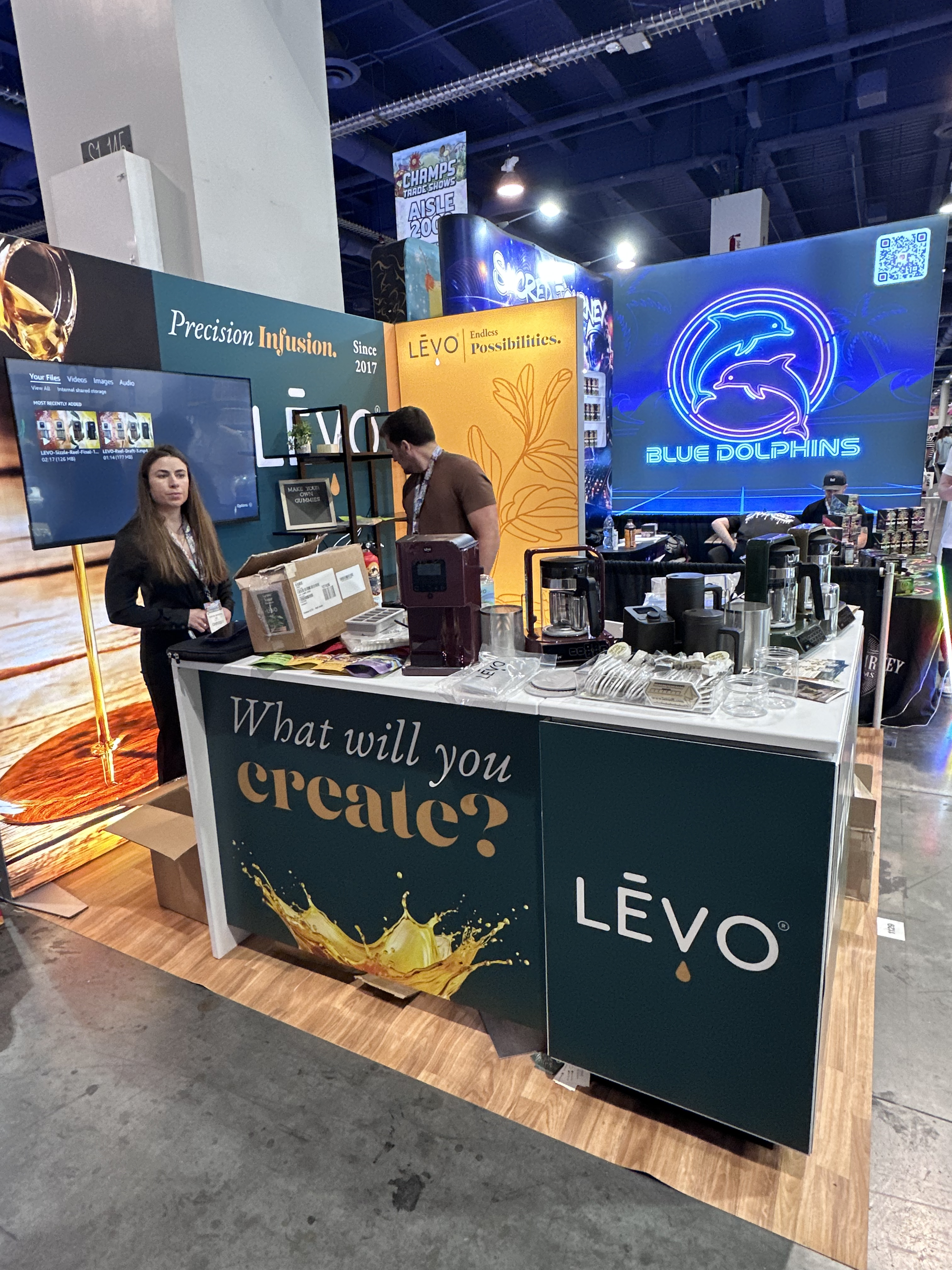 LEVO at the 2026 CHAMPS tradeshow.