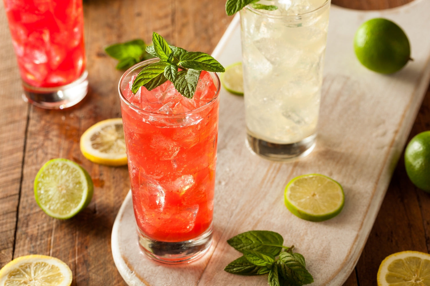 Image of a mint Italian soda made by LEVO.