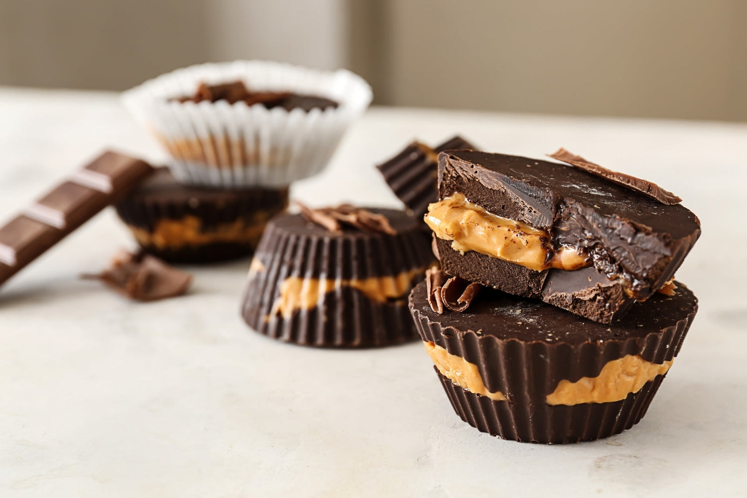 Vegan Peanut Butter and Chocolate Cups