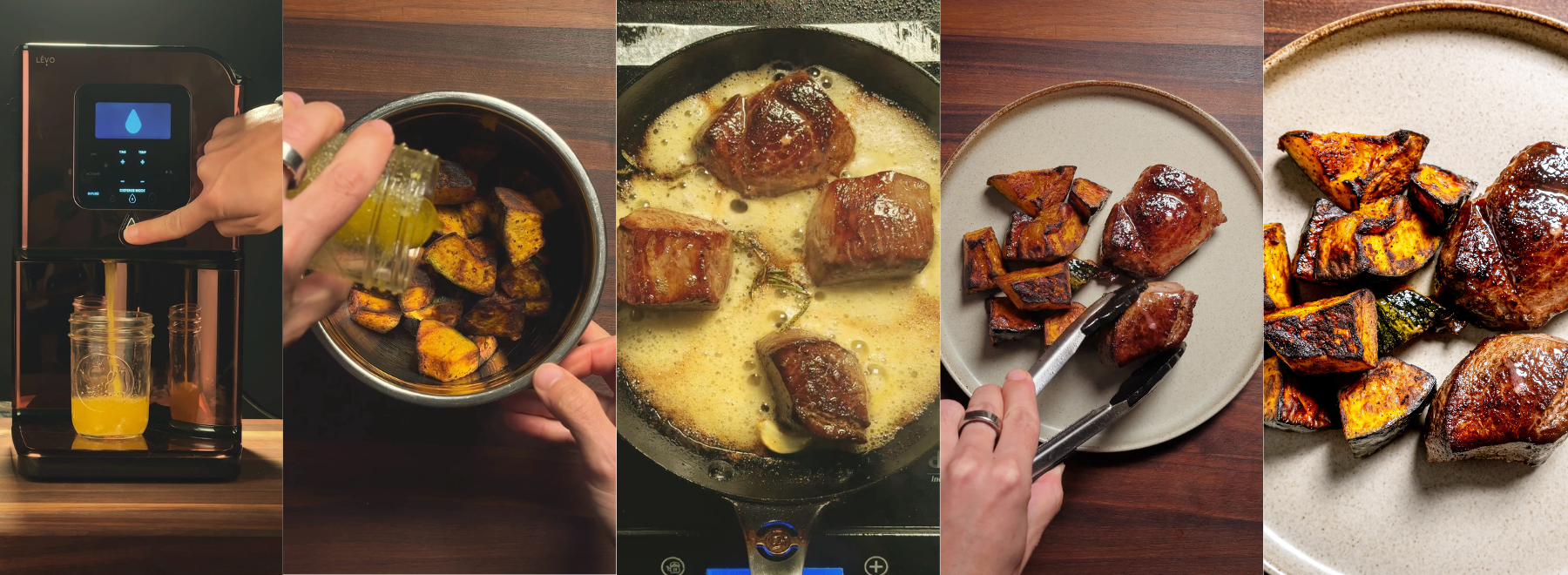 Venison Medallions with Rosemary, Sumac & Saffron Butter