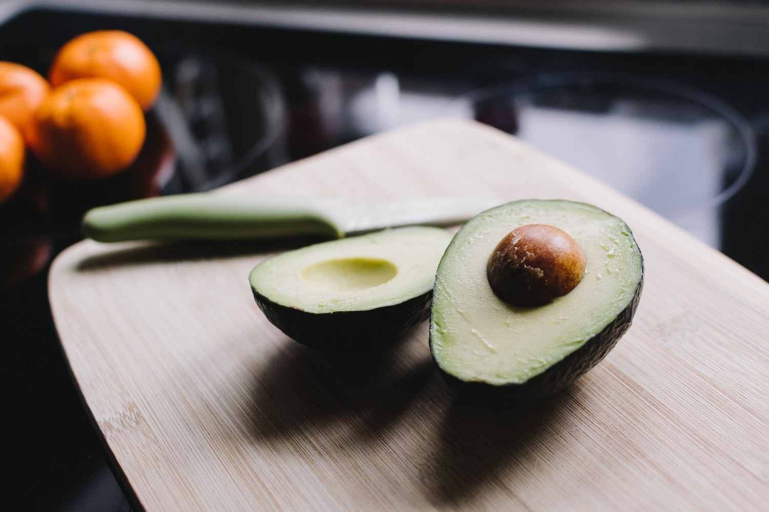 Image of the avocados used to make garlic avocado oil with LEVO.