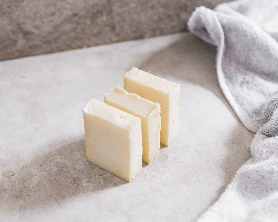 Wondering how to infuse butter with herbs? This photo shows sliced butter before being infused.