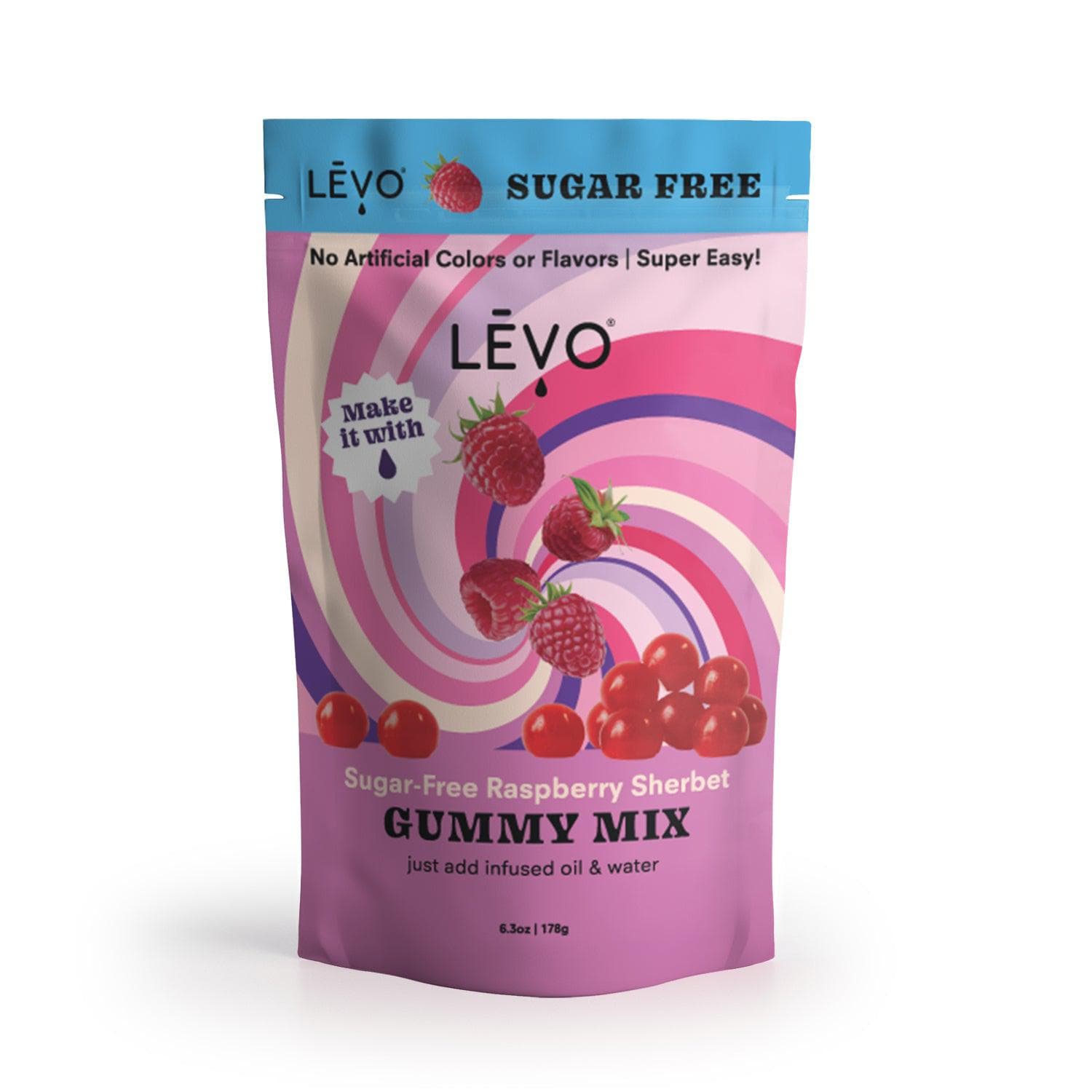 Gummy Mix - Raspberry Sherbet (Sugar Free)