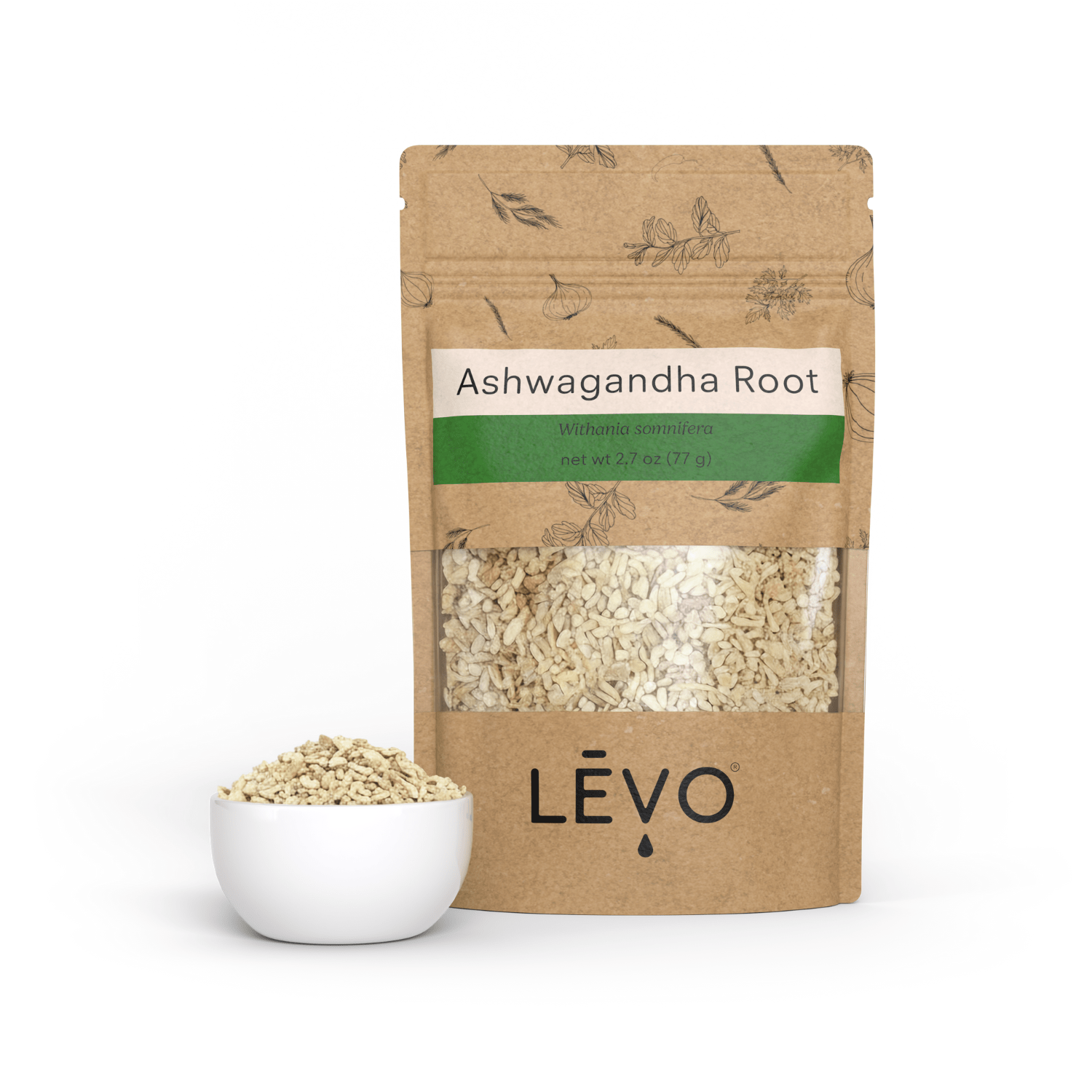 Organic Ashwagandha Root (77 g) - LEVO Oil Infusion, Inc.