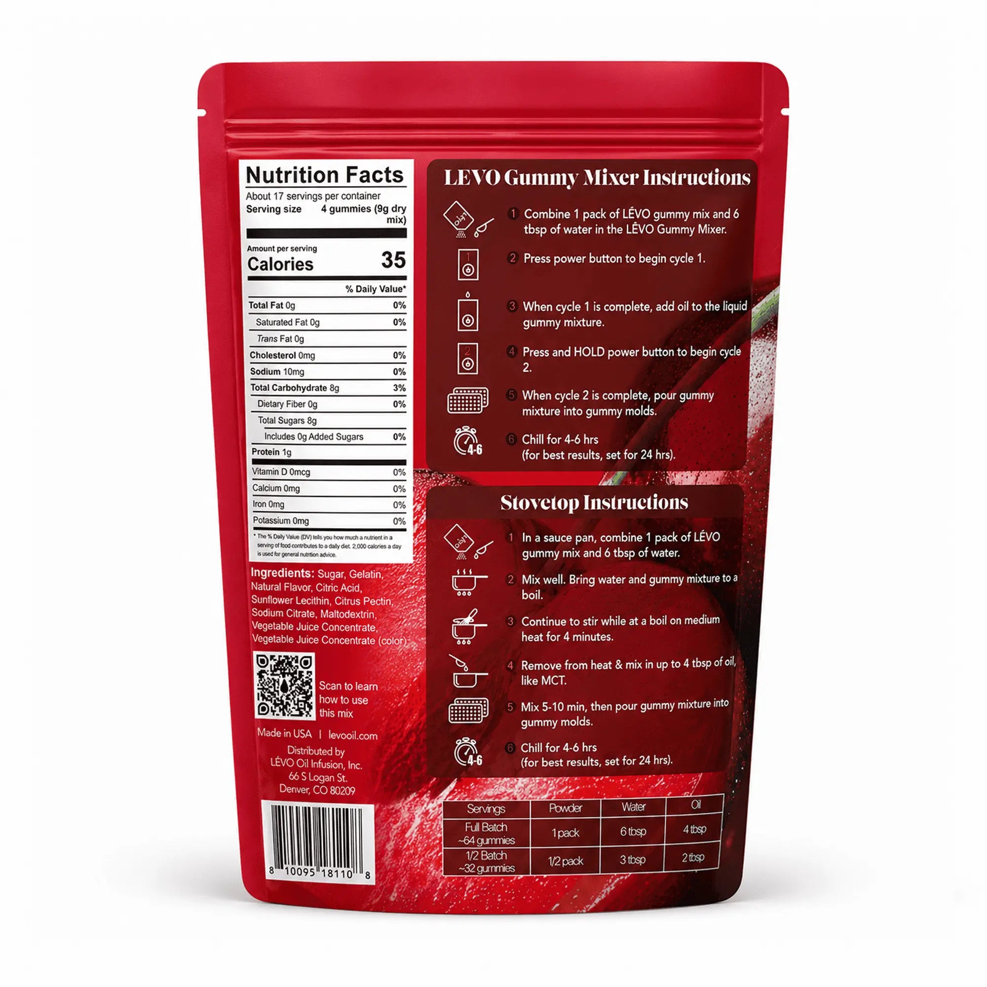 Gummy Mix - Tart Cherry (Sugar Free)