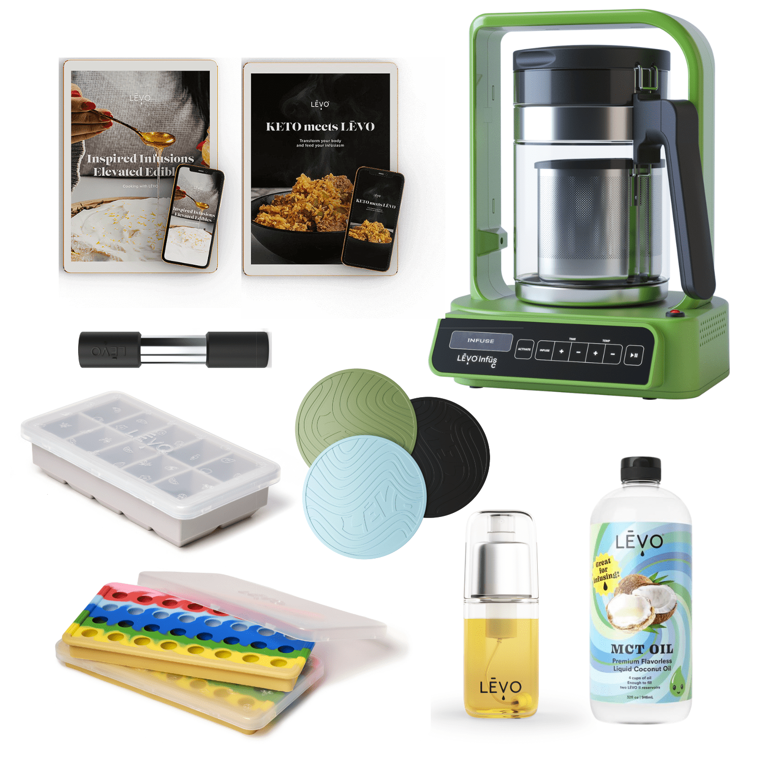 The LĒVO C Essentials Kit - with LĒVO C and accessories. LĒVO C Essentials Bundle: Empowering you to infuse with ease.