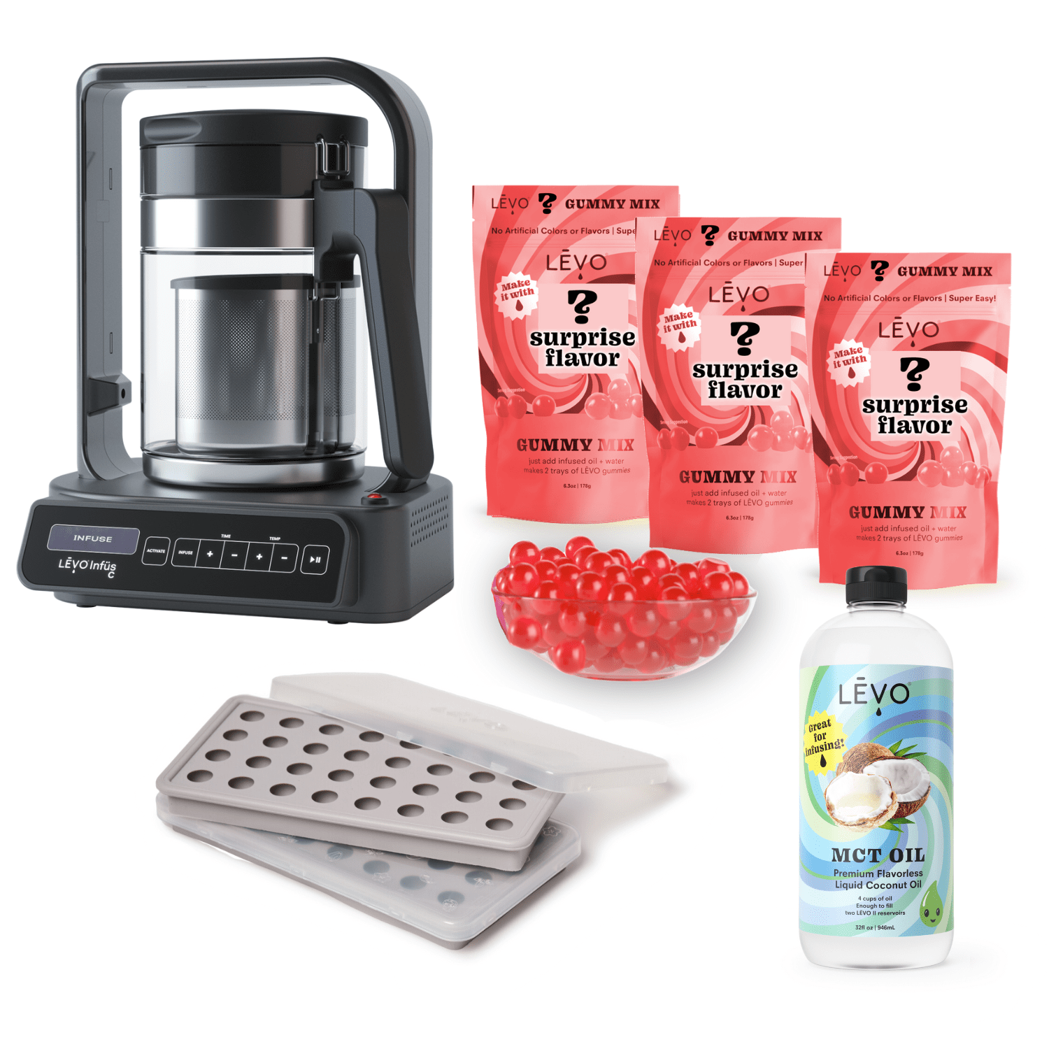 Gummy Edibles Making Kit with LĒVO C