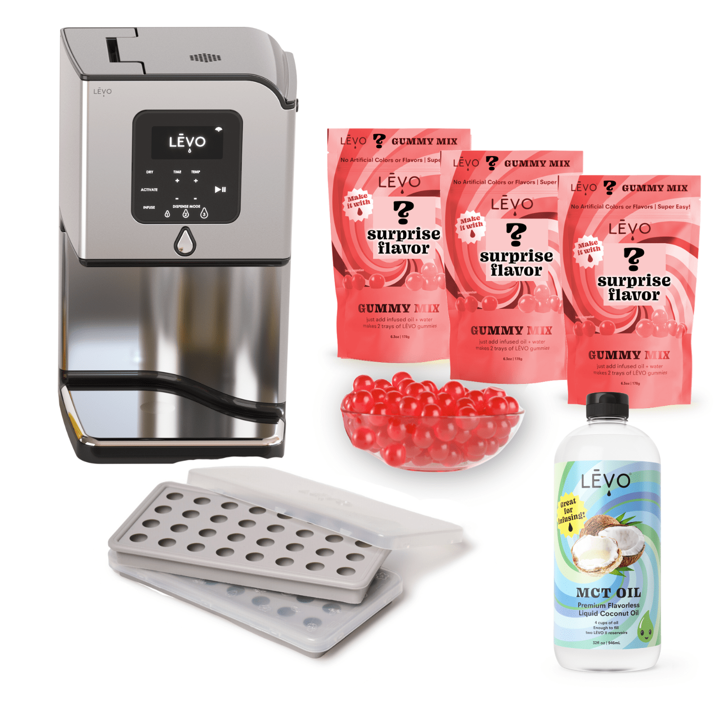★新品未使用2本セット★EUANGLION DIINOクリーミーミスト140ml Gummy Edibles Making Kit with LĒVO Lux - Ultimate Infusion - LEVO