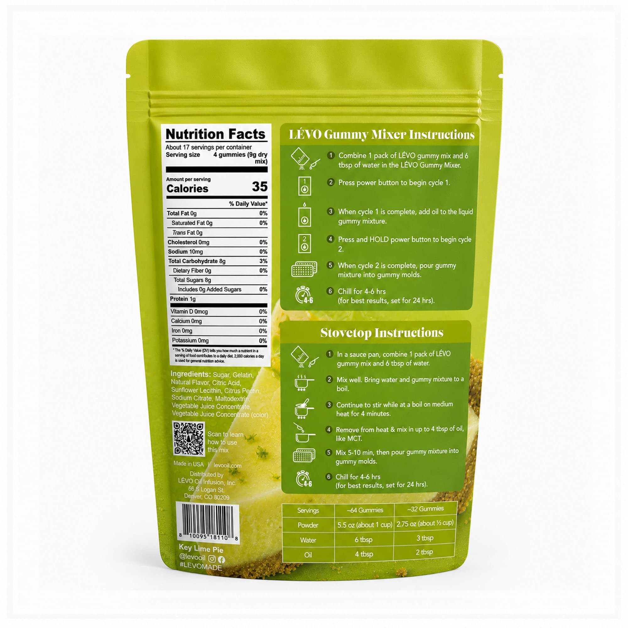 Gummy Mix - Limited Edition Key Lime Pie (5.5 oz)