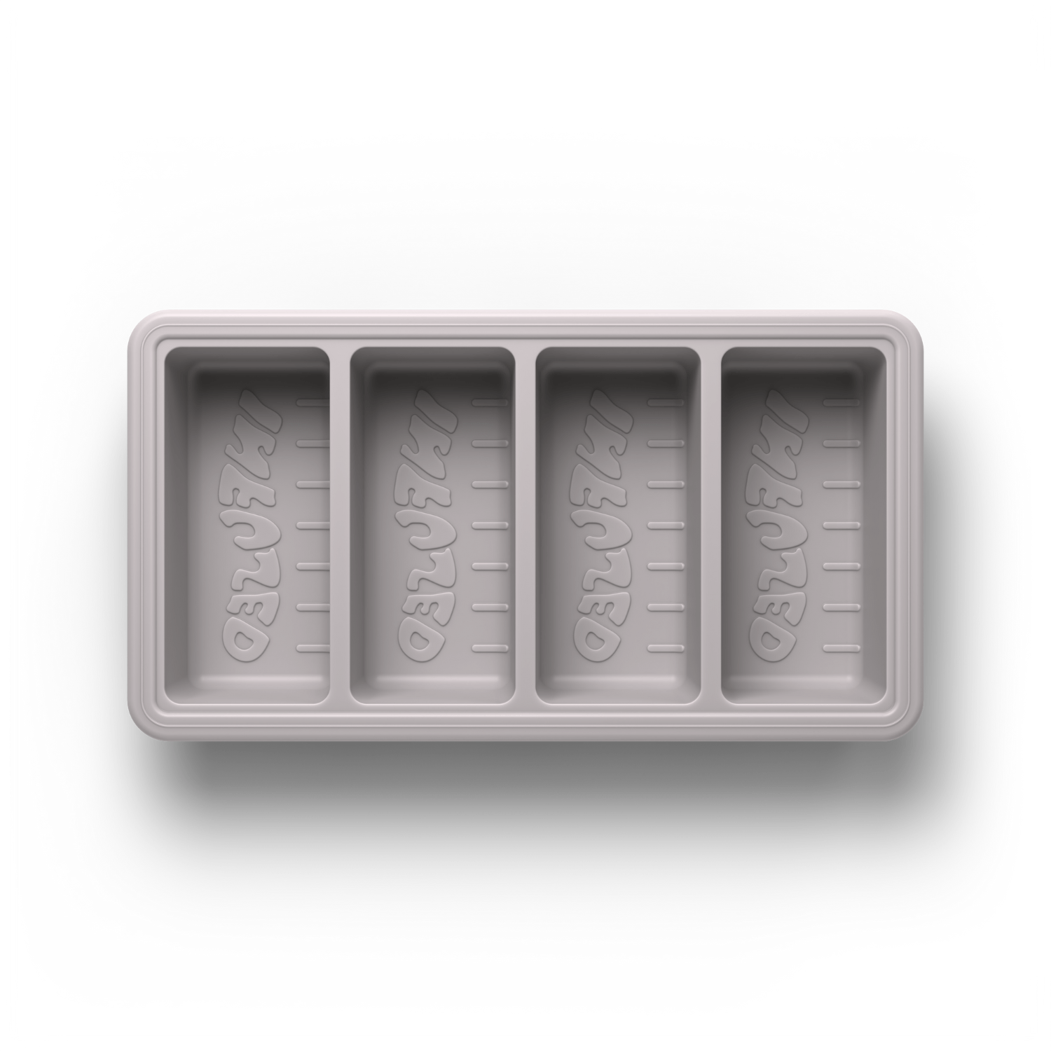 LEVO Butter Mold silicone accessory storage tray with lid