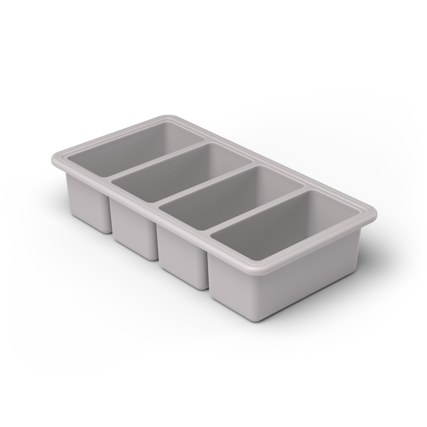 LEVO Butter Mold silicone accessory storage tray with lid