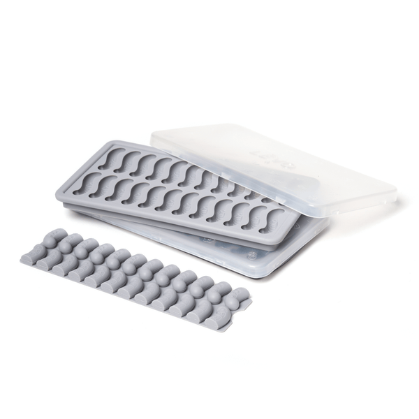 WRIGGLY WORM SET 2 SILICONE TRAYS WITH DROPPER 20PC - Eddingtons