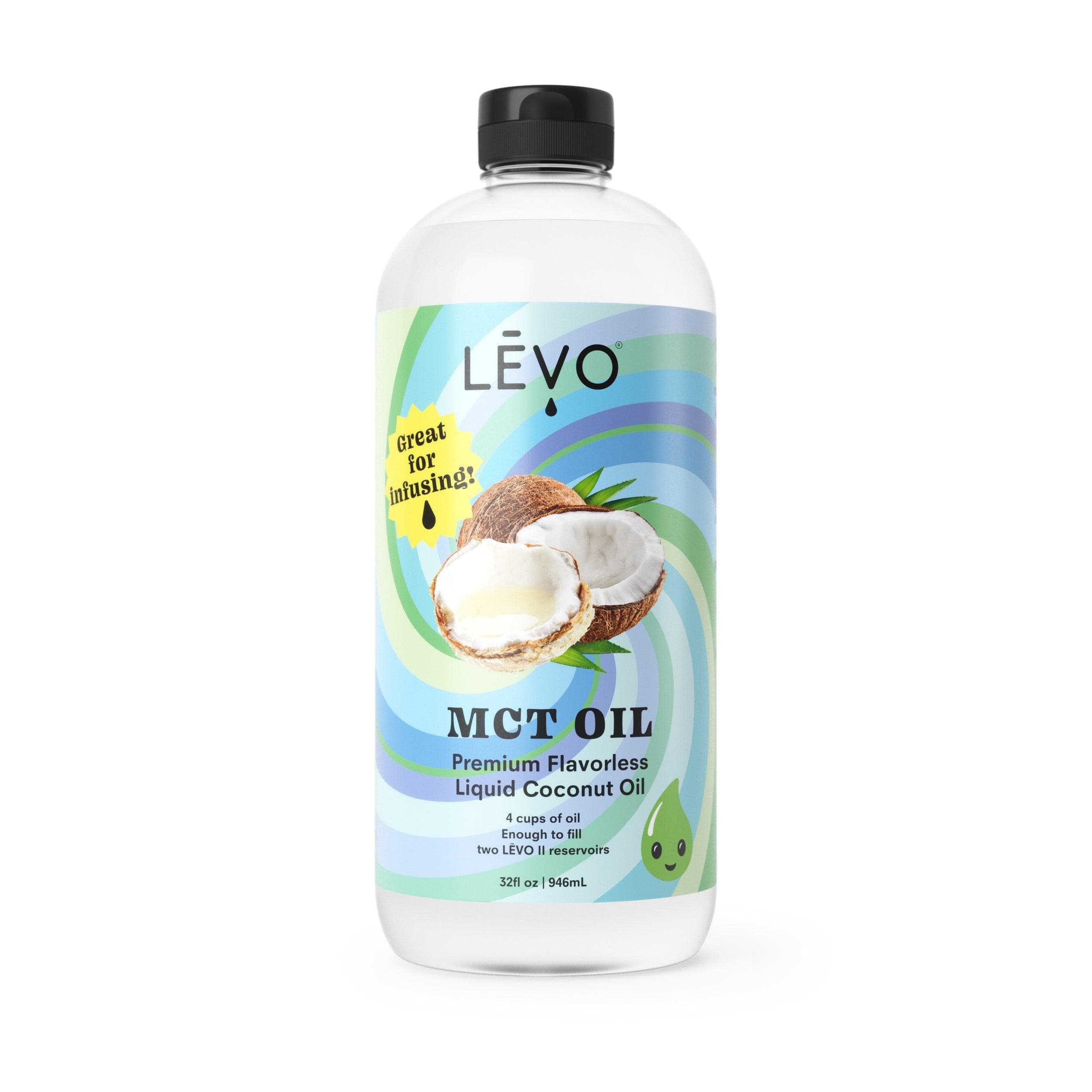 LĒVO MCT Oil 32 oz bottle. Infusion Precision at its Best - Embrace the power of LĒVO II and tCheck in one bundle.
