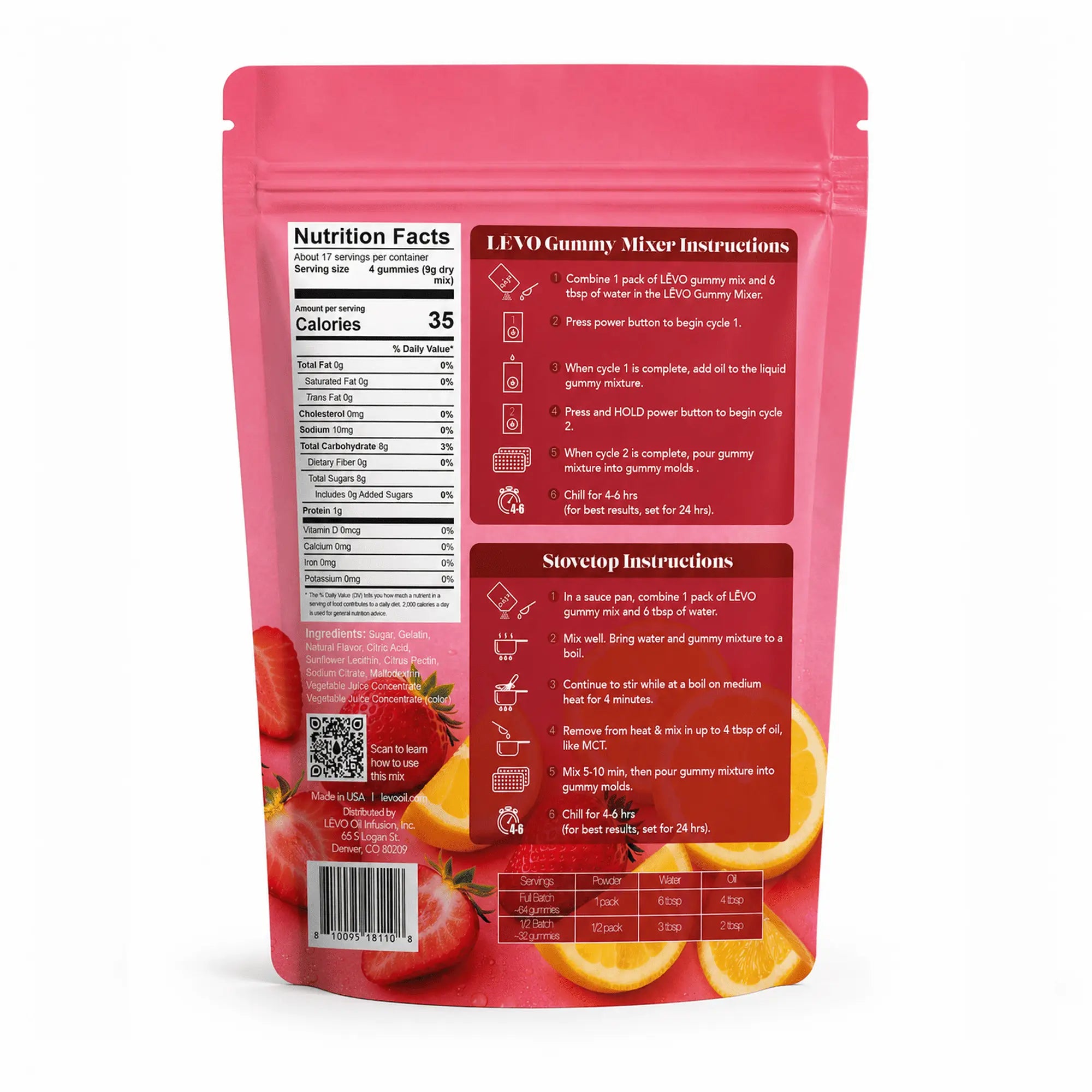 Gummy Mix - Strawberry Lemonade (Sugar Free)