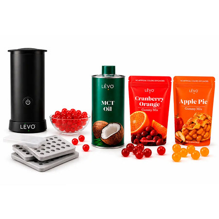 Seasonal Gummy Edibles Making Kit with Gummy Mixer - LEVO Oil