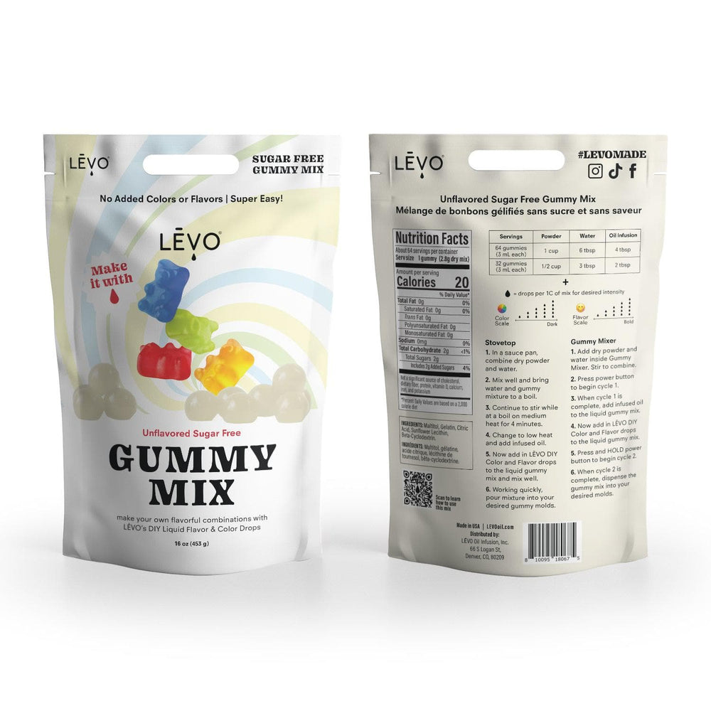 Gummies Powder Unflavored Gummy Mix Easy to Use LĒVO Gummy Powder Mixes - LEVO Oil ...