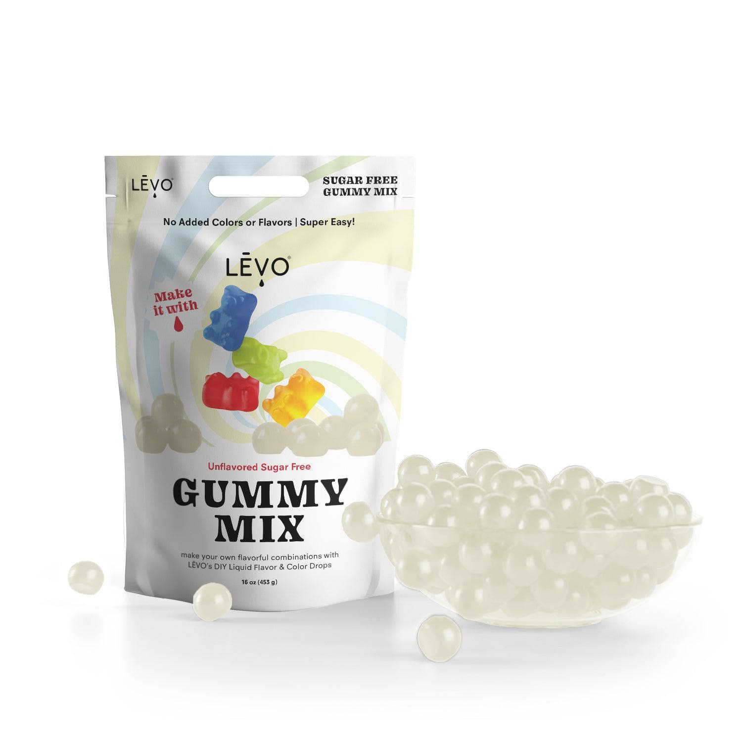 Gummy Mix - Unflavored, 16 oz (Sugar Free)