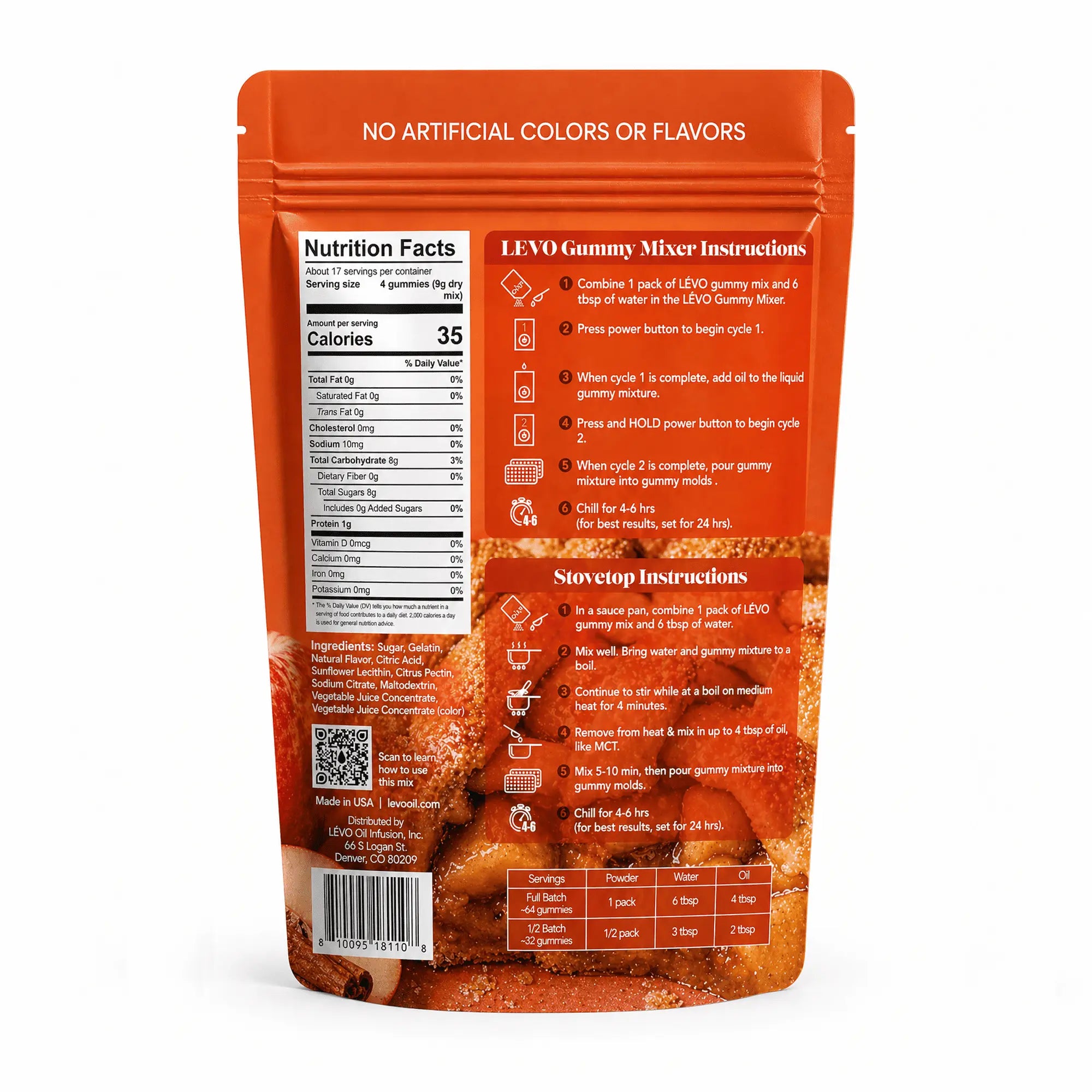Seasonal Gummy Edibles Making Kit with Gummy Mixer - LEVO Oil