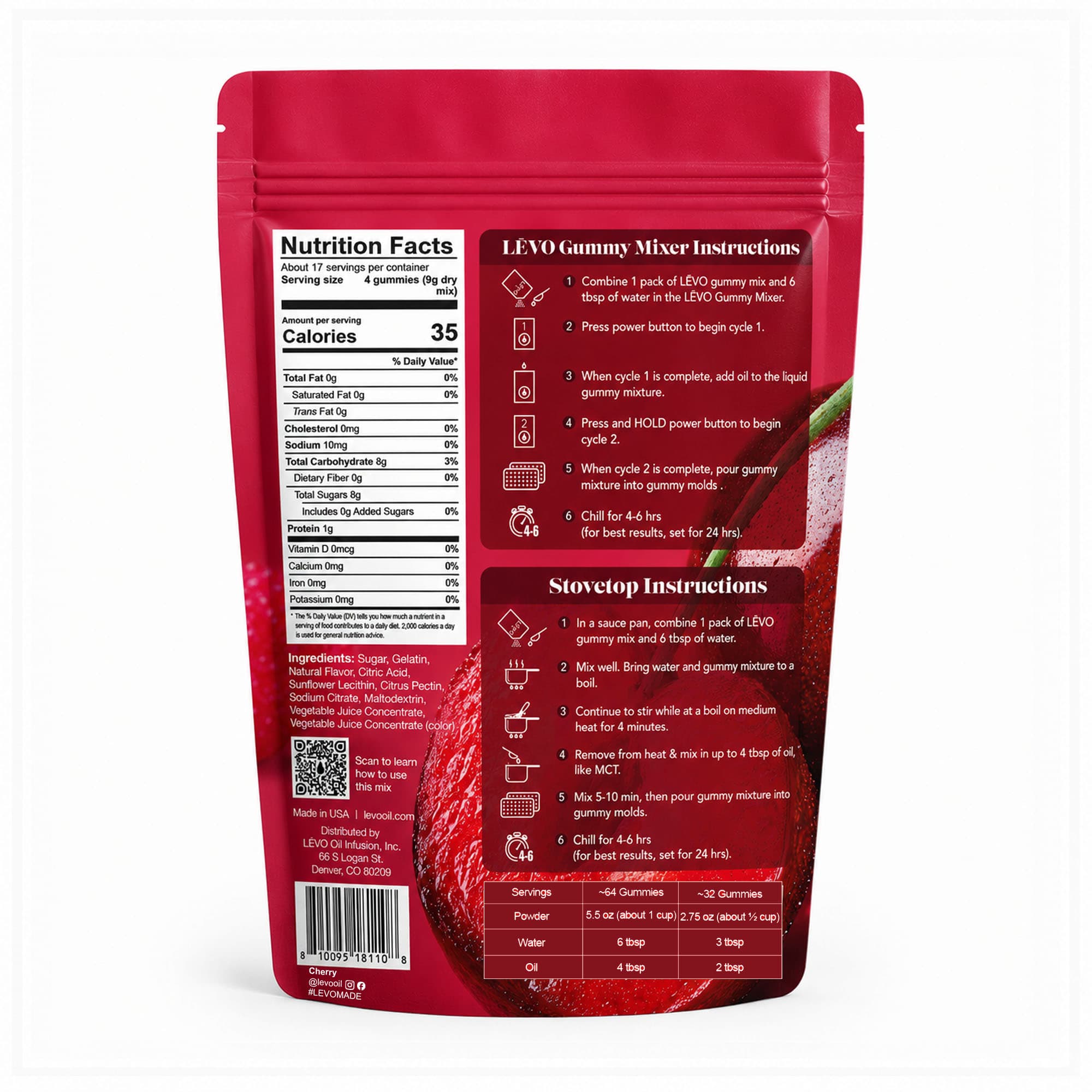 Gummy Mix - Cherry (5.5 oz)
